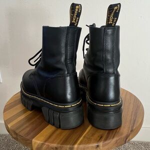 Audrick Nappa Leather Platform Ankle Boots - Platform Dr. Martens Women size 7